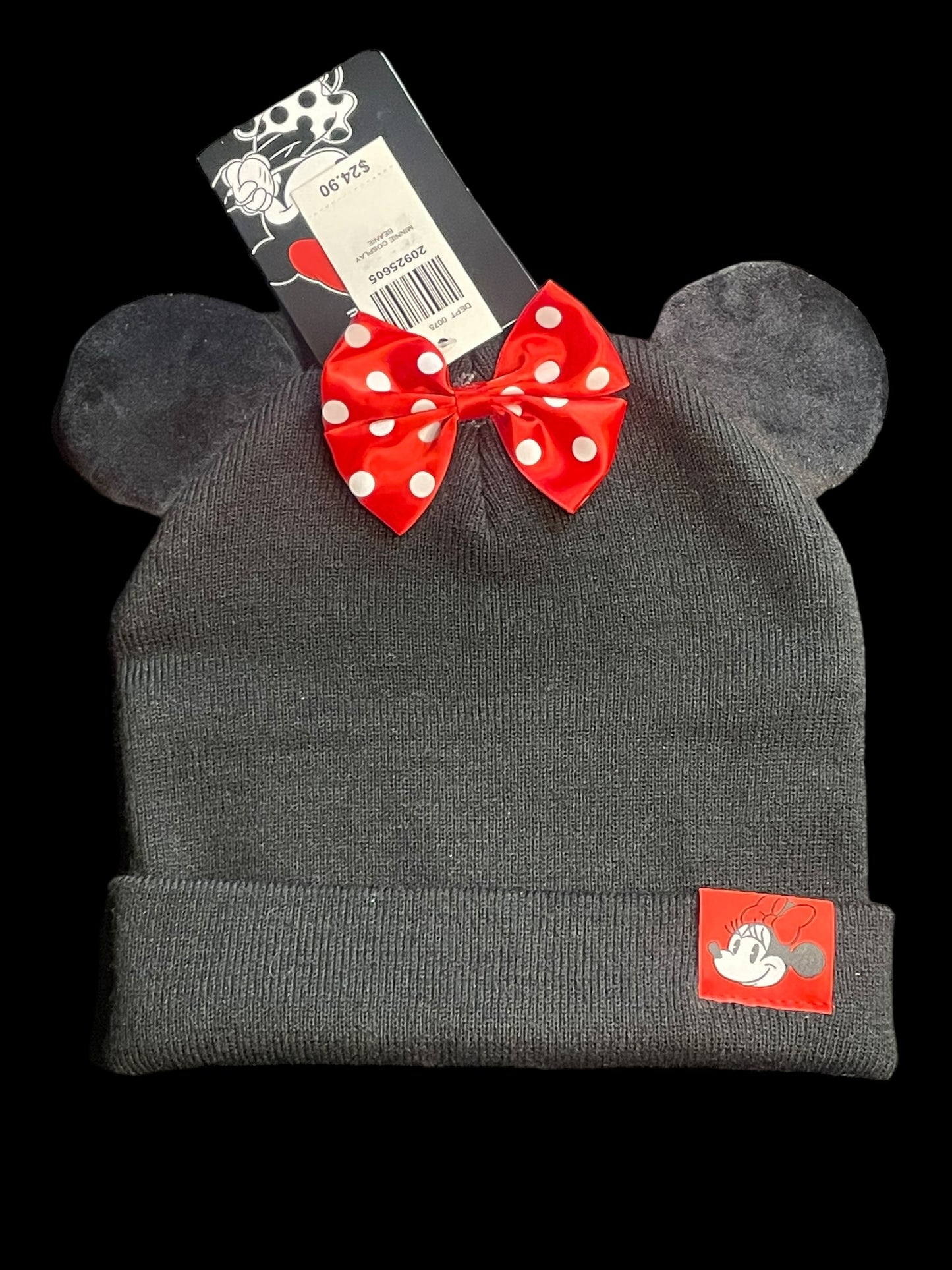 Disney Minnie Mouse Cosplay Beanie Hat New with Tag