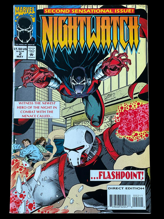 Nightwatch #2 May 1994 Marvel Comics Book