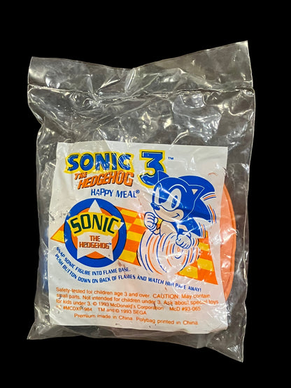 1993 Sonic 3 The Hedgehog Complete Set w/o U3 McDonald's Happy Meal Toy