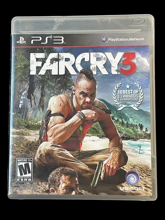 2012 Far Cry 3 Sony PS3 Playstation 3 Complete Game