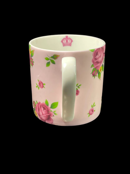 Royal Albert New Country Pink Roses Floral Coffee Mug