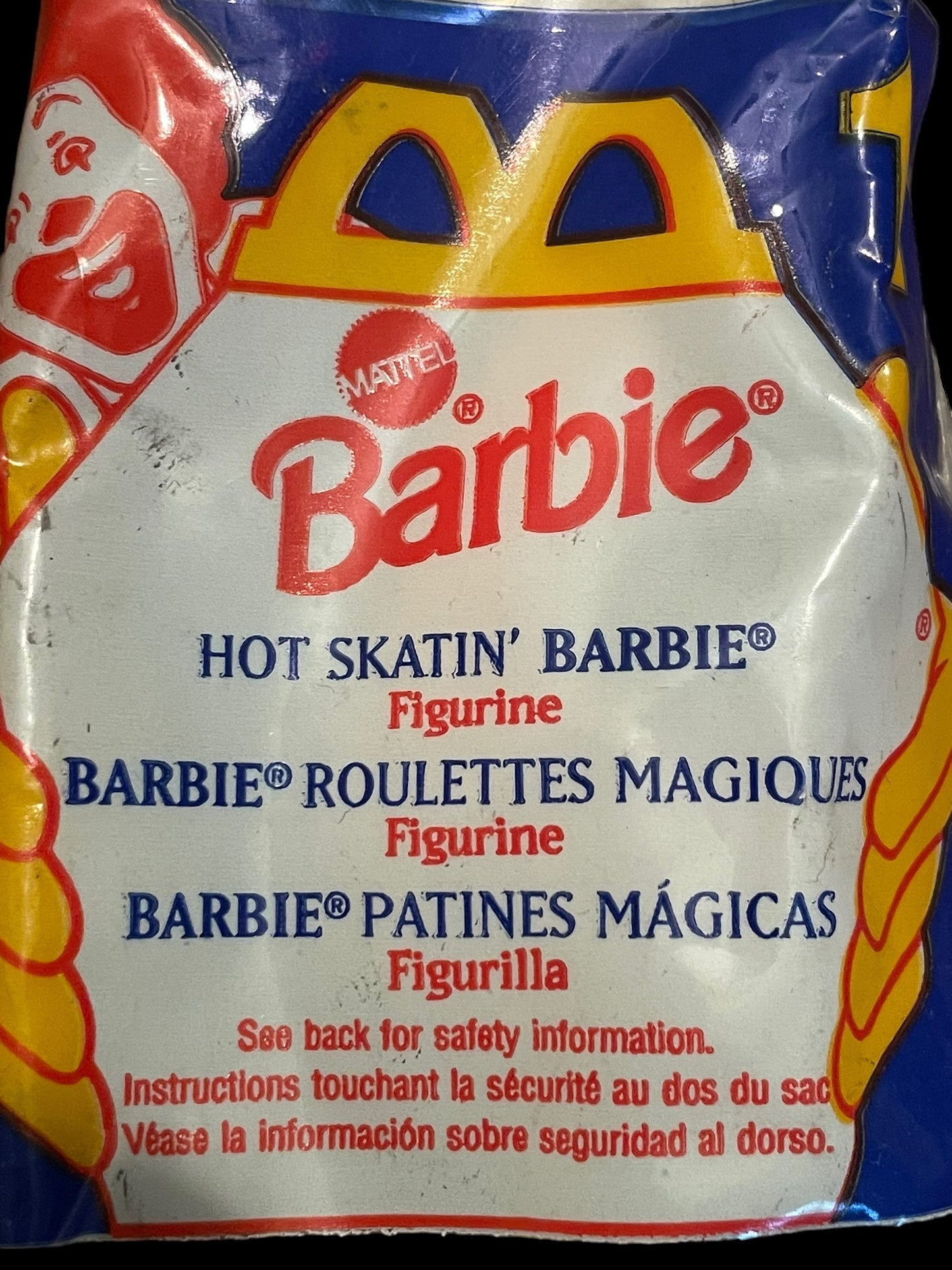 1994 Barbie Hot Skatin' Barbie McDonald's Happy Meal Toy