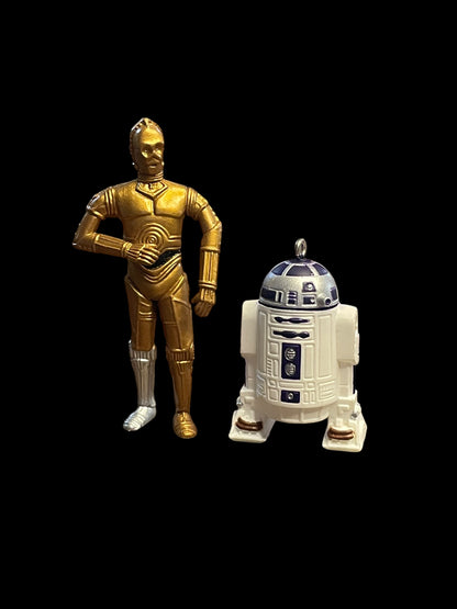 1997 Hallmark Keepsake Ornament Star Wars C-3PO and R2-D2 Miniature