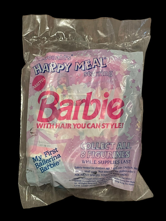 1992 Barbie My First Ballerina Barbie McDonald's Happy Meal Toy