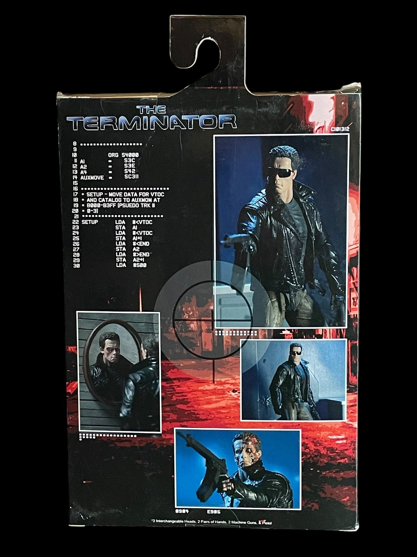 NECA The Terminator T-800 Arnold Schwarzenegger Sunglasses 7” Action Figure New