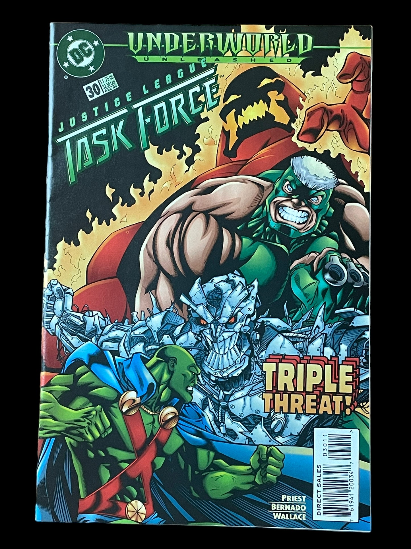 Justice League Task Force #30 Dec 1995 DC Comics Book