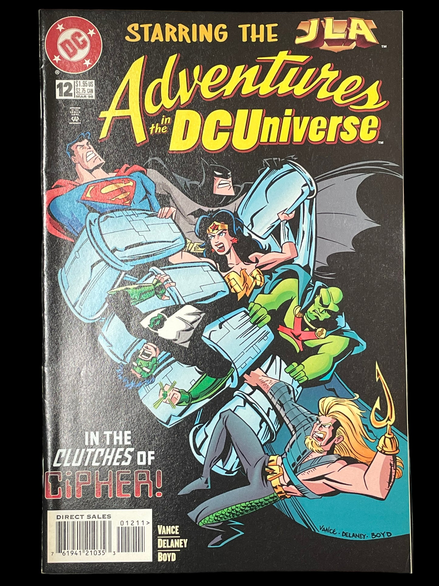 Adventures in the DC Universe No. 12 March 1998 DC Comics Book