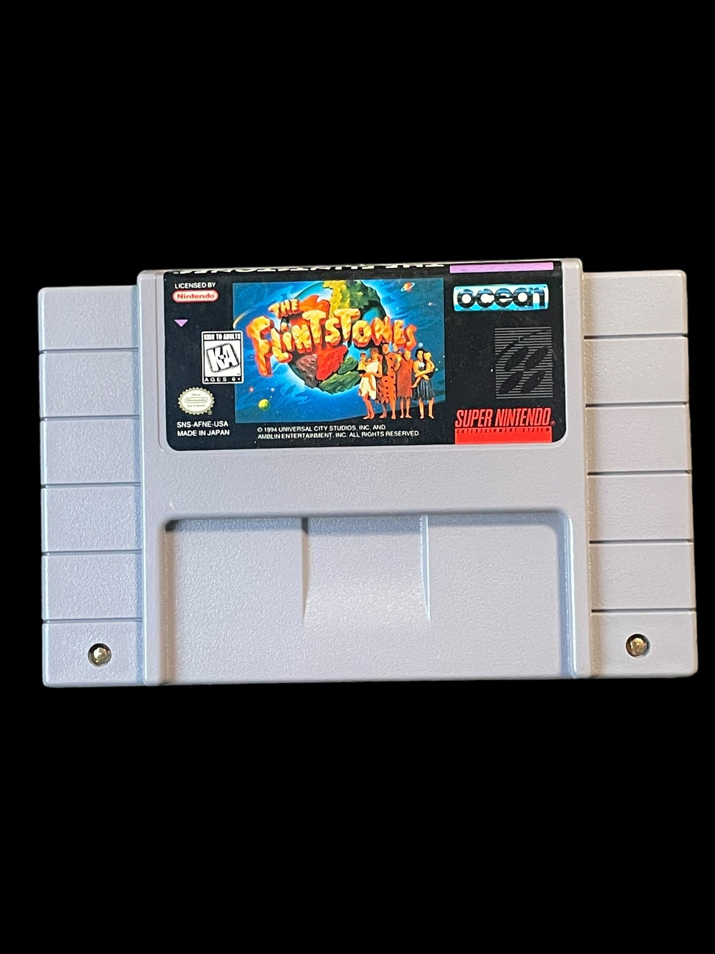 1993 The Flintstones: The Movie SNES Super Nintendo Entertainment System Cartridge Tested