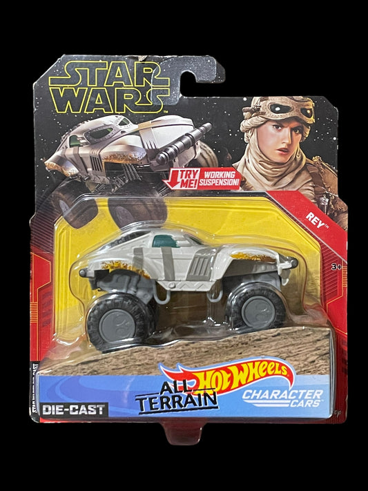 2018 Hot Wheels All Terrain Star Wars Character Cars Rey