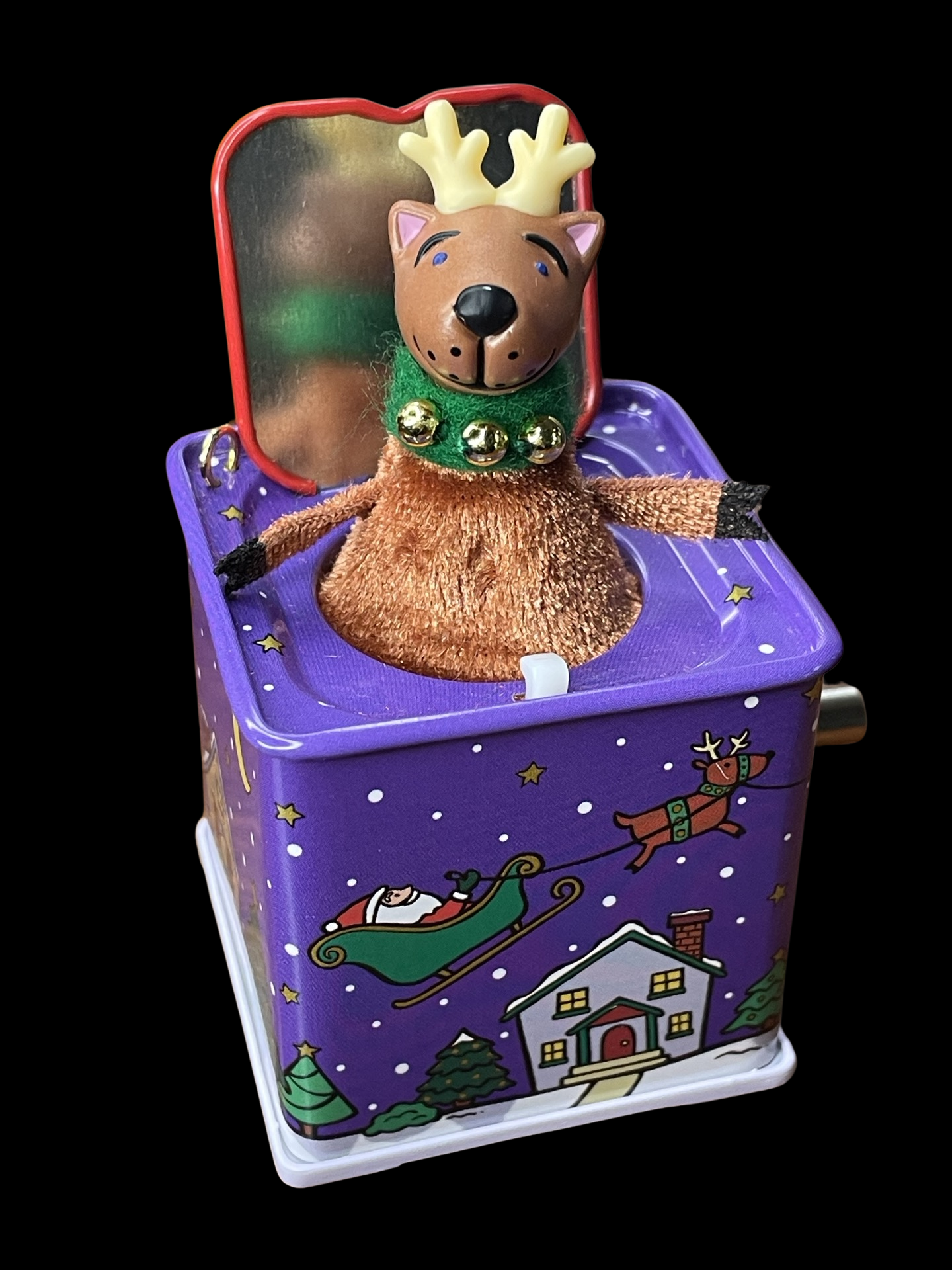 2005 Hallmark Keepsake Ornament Pop! Goes the Reindeer, Jack-in-the-Box Memories #3