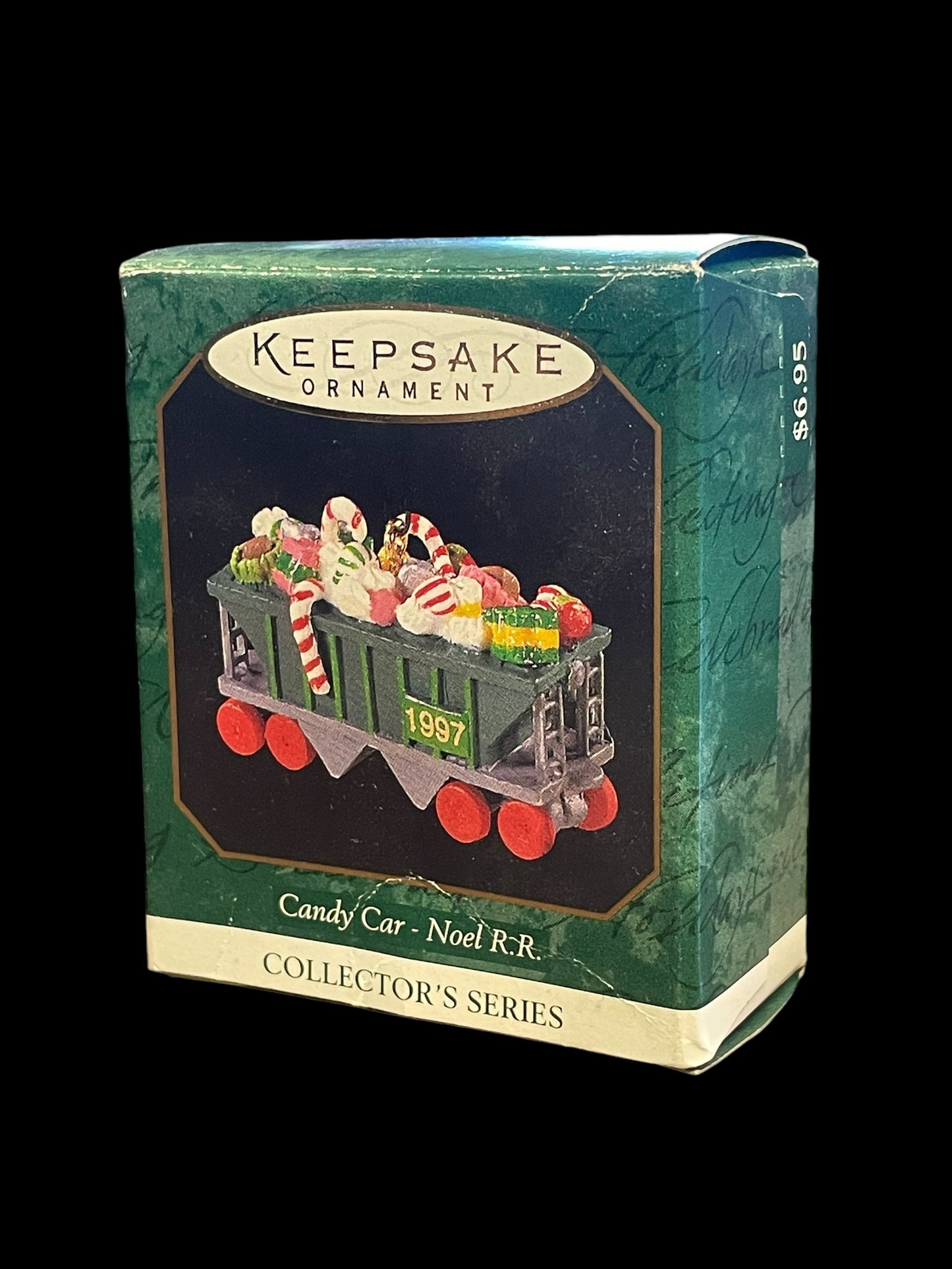 1997 Hallmark Keepsake Ornament Candy Car Noel R.R. #9 Miniature