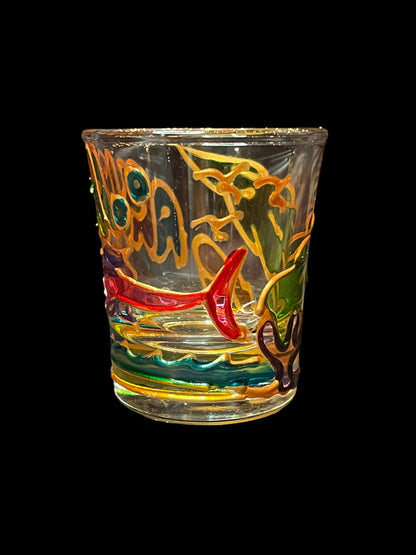 Aruba Hand Painted Shot Glass