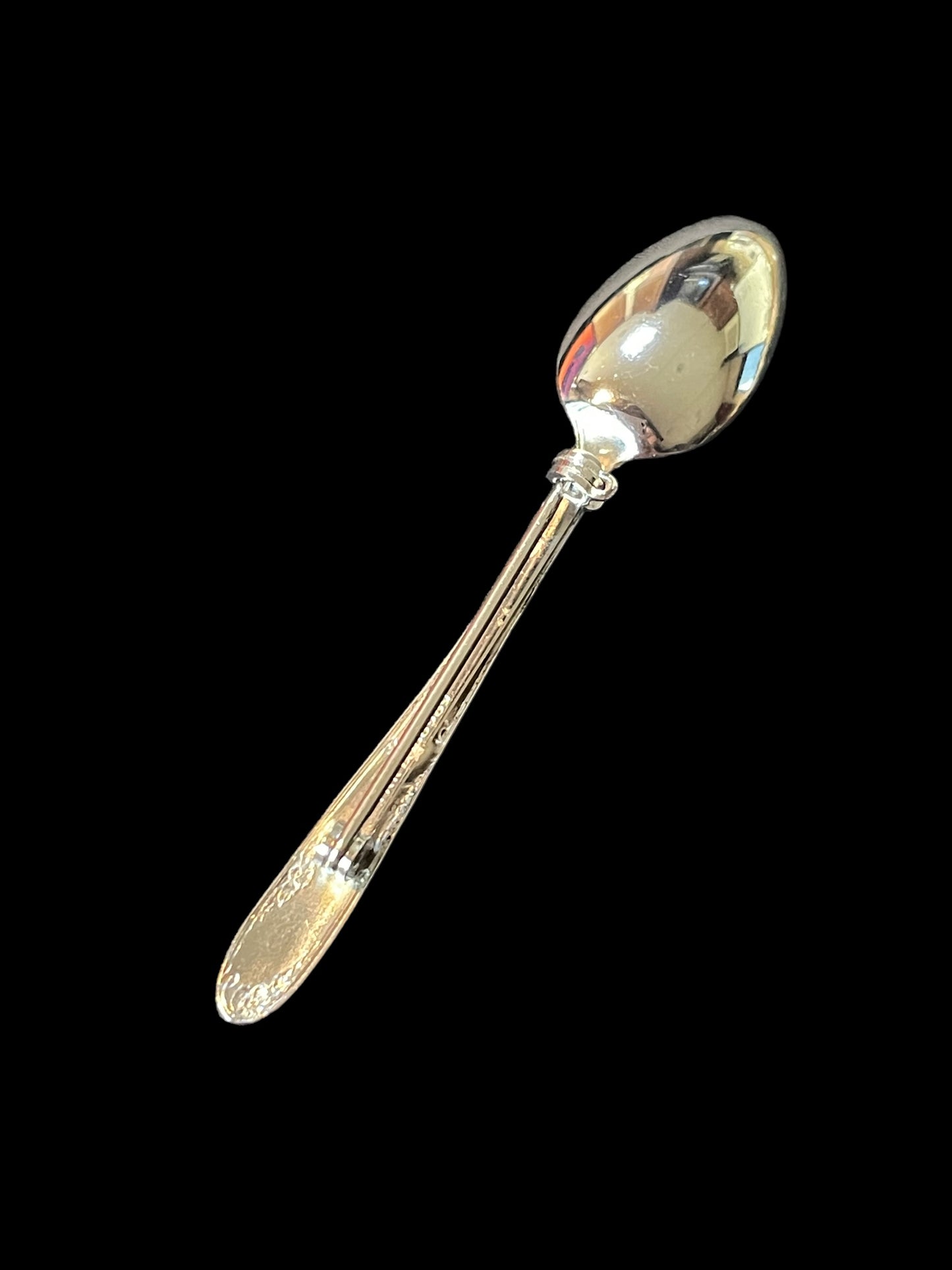 Vintage Mini Silver Spoon Pat 2066969 Brooch