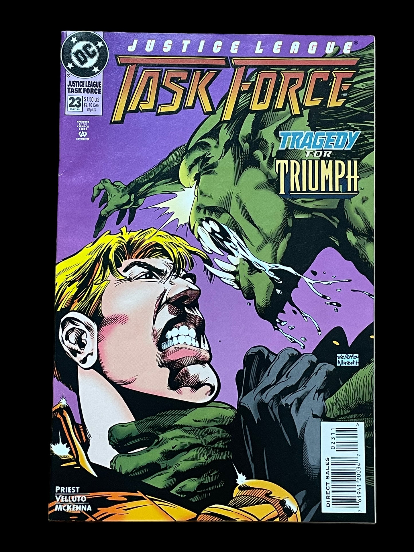 Justice League Task Force #23 May 1995 DC Comics Book