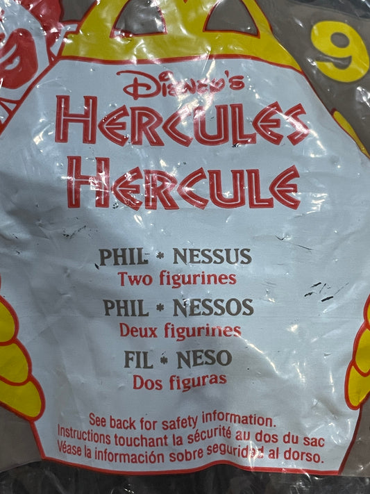 1996 Hercules Phil & Nessus McDonald's Happy Meal Toy