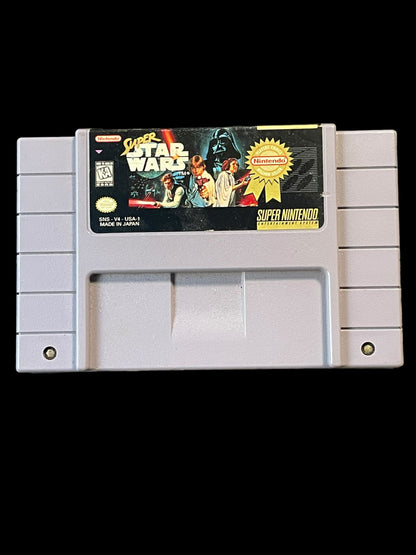 1992 Super Star Wars Player's Choice SNES Super Nintendo Entertainment System Cartridge Tested