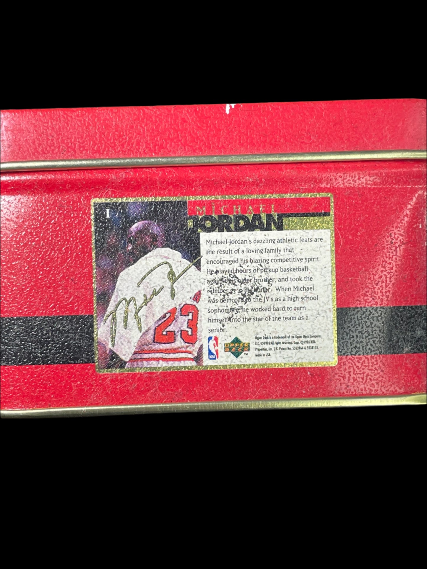 1996 Upper Deck Michael Jordan Chicago Bulls 6 All Metal Collector Cards