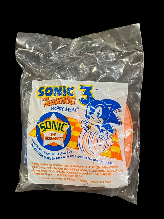 1993 Sonic 3 Sonic McDonald's Happy Meal Toy