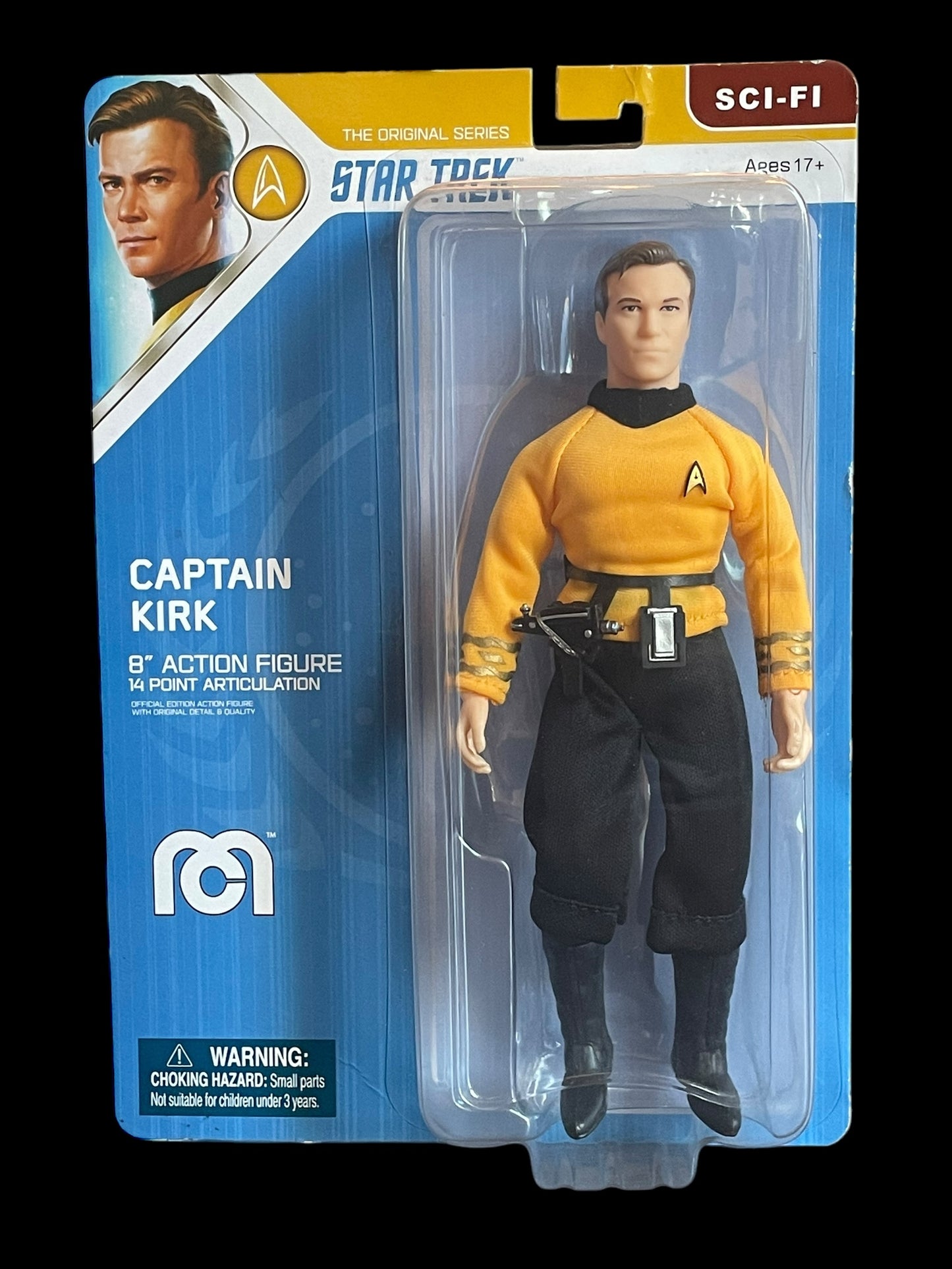 2021 Mego Star Trek Captain Kirk 8 Inch Action Figure New