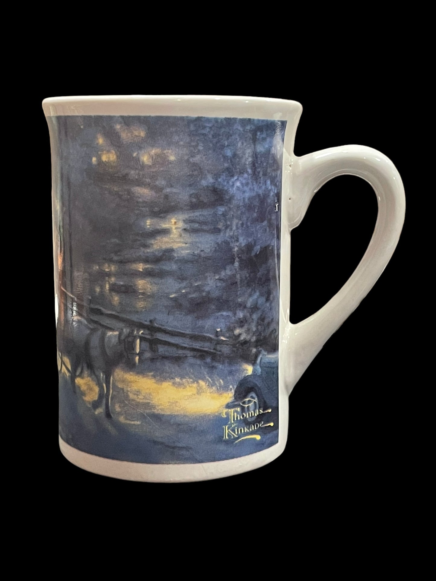 2008 Thomas Kinkade Winter Evening Memories Mug