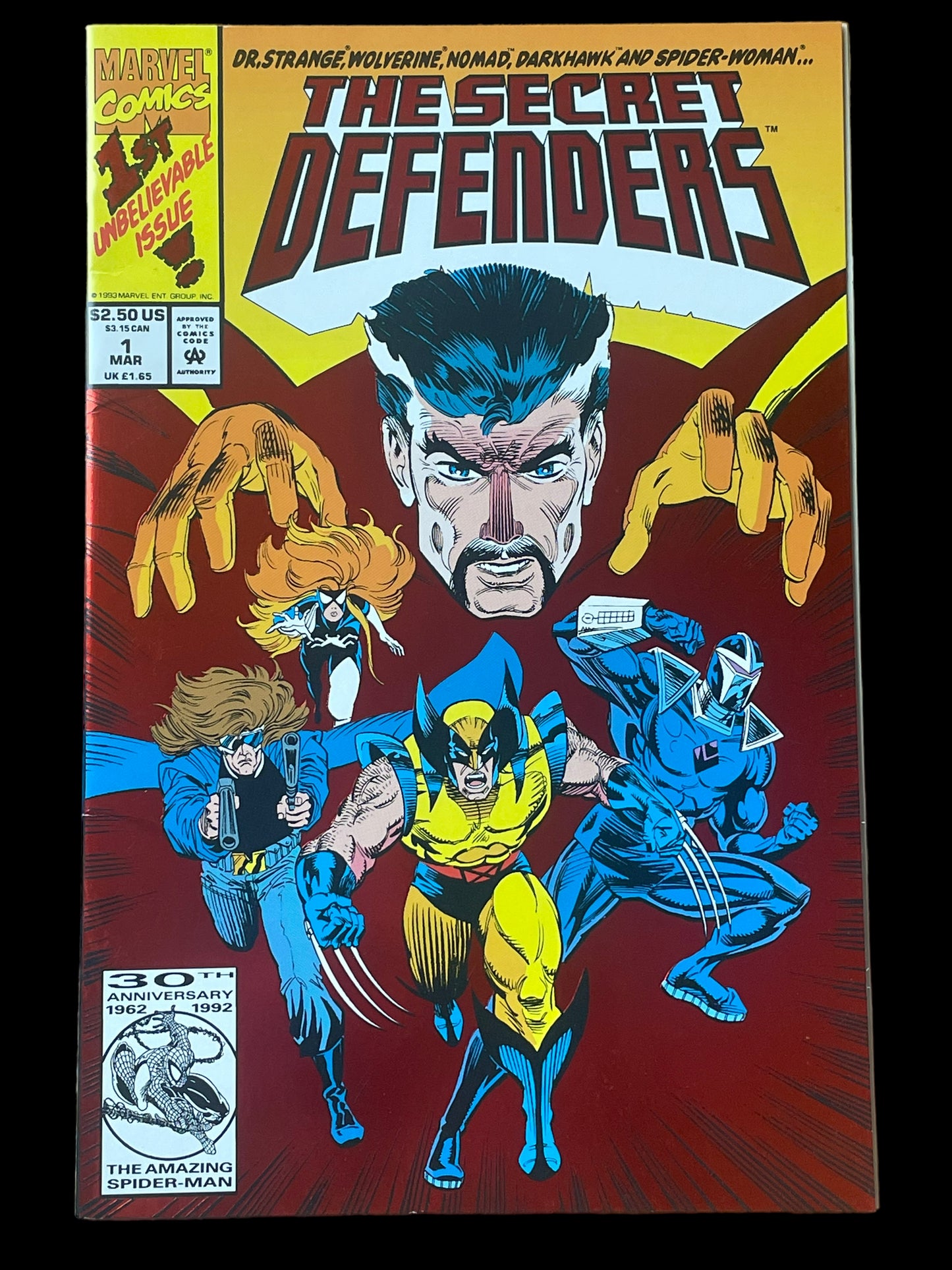 The Secret Defenders #1 Marvel Comics Book