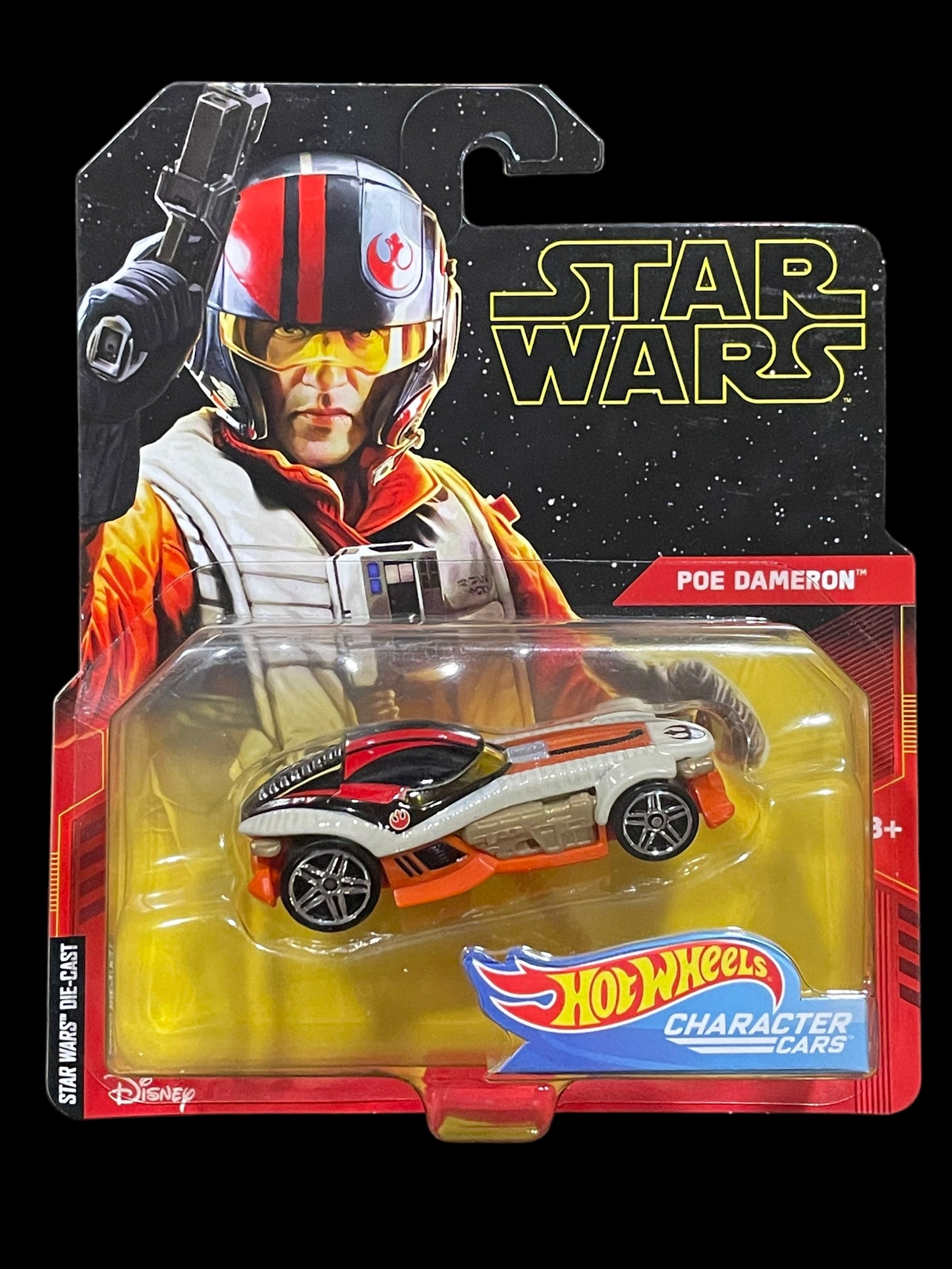 2017 Hot Wheels Star Wars Character Cars Poe Dameron