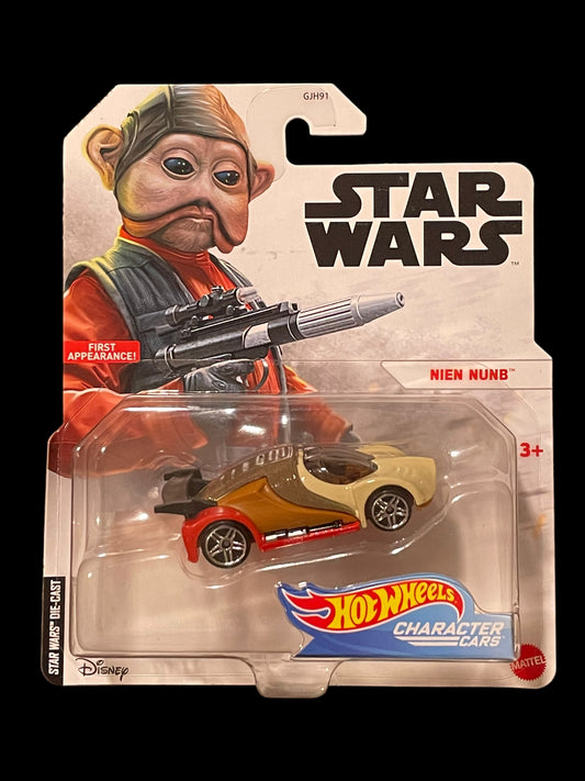 2019 Hot Wheels Star Wars Character Cars Nien Nunb