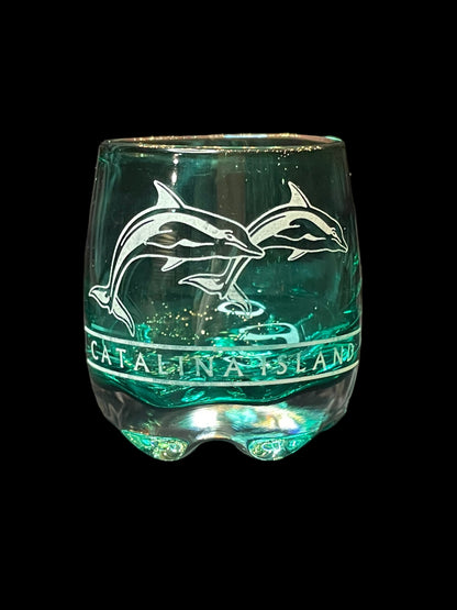 Catalina Island Dolphins Shot Glass