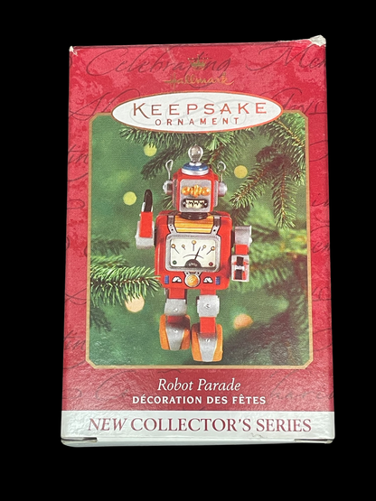 2000 Hallmark Keepsake Ornament Robot Parade #1