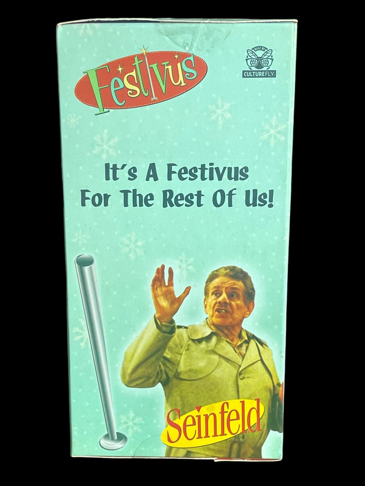 Festivus Seinfeld Frank Costanza Holding Pole Vinyl Figure Rare