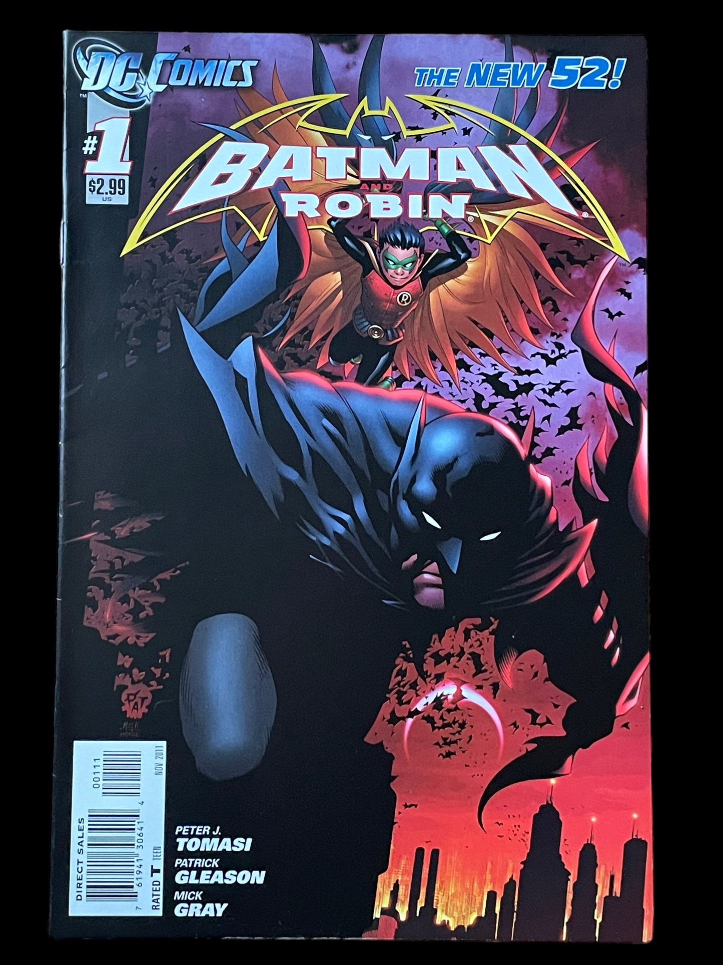 Batman and Robin #1 November 2011 DC Comics Book