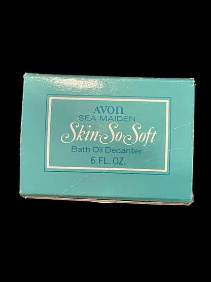 Avon Sea Maiden Skin-So-Soft Bath Oil Decanter 6oz Empty