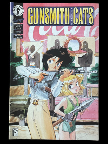 Gunsmith Cats Complete Set of 1 to 10 Dark Horse Comics Book