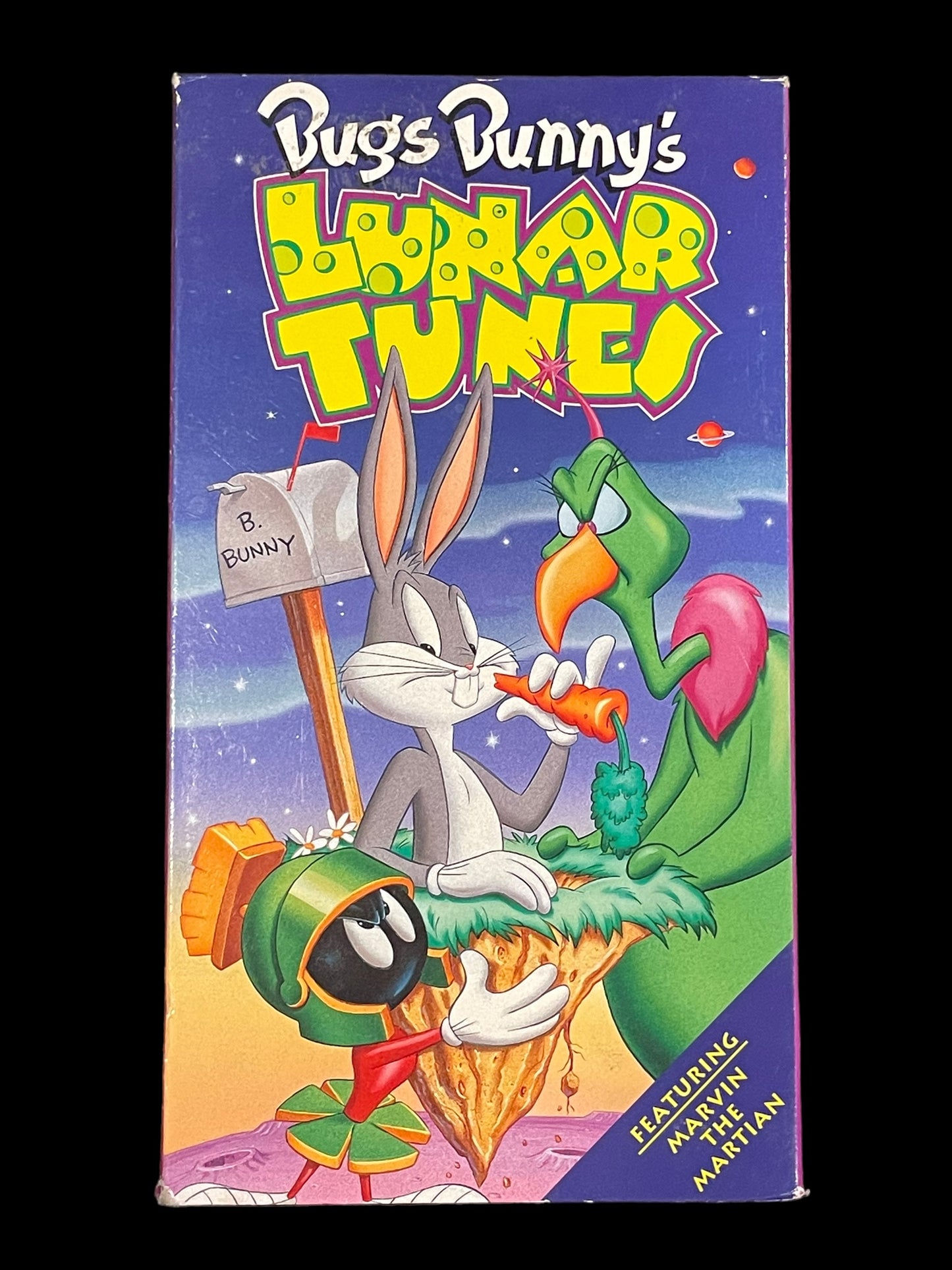 1993 VHS Bugs Bunny's Lunar Tunes Looney Tunes Marvin The Martian