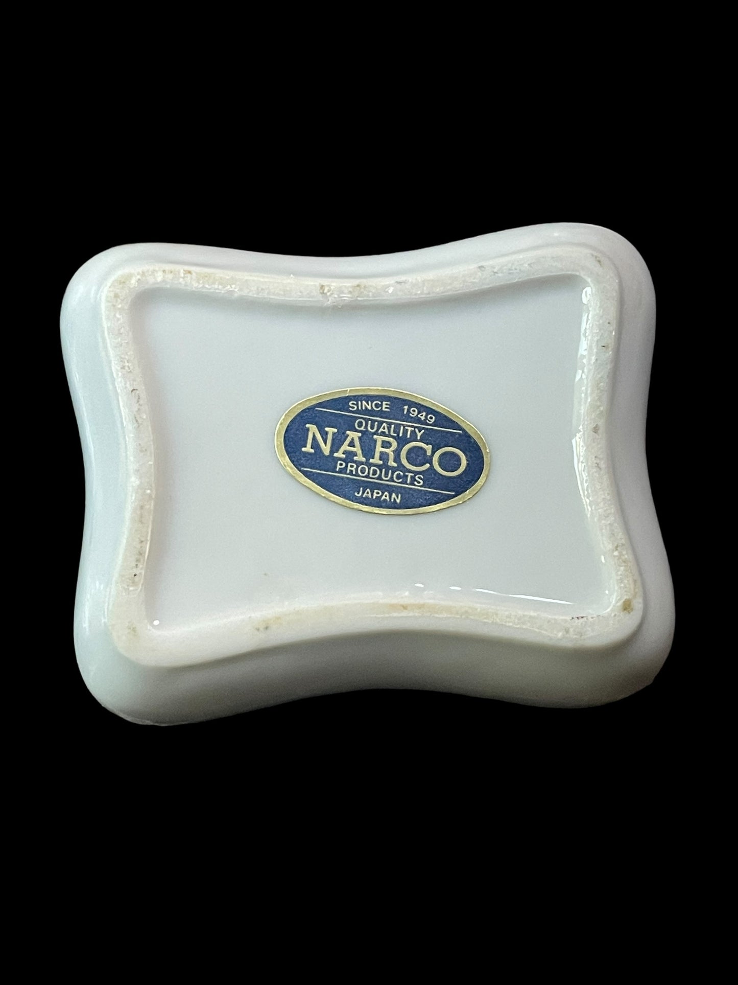 Narco Freemasonry Rectangle Porcelain Trinket Box