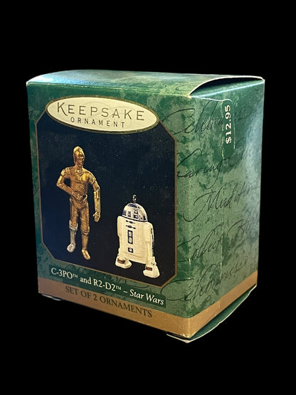 1997 Hallmark Keepsake Ornament Star Wars C-3PO and R2-D2 Miniature