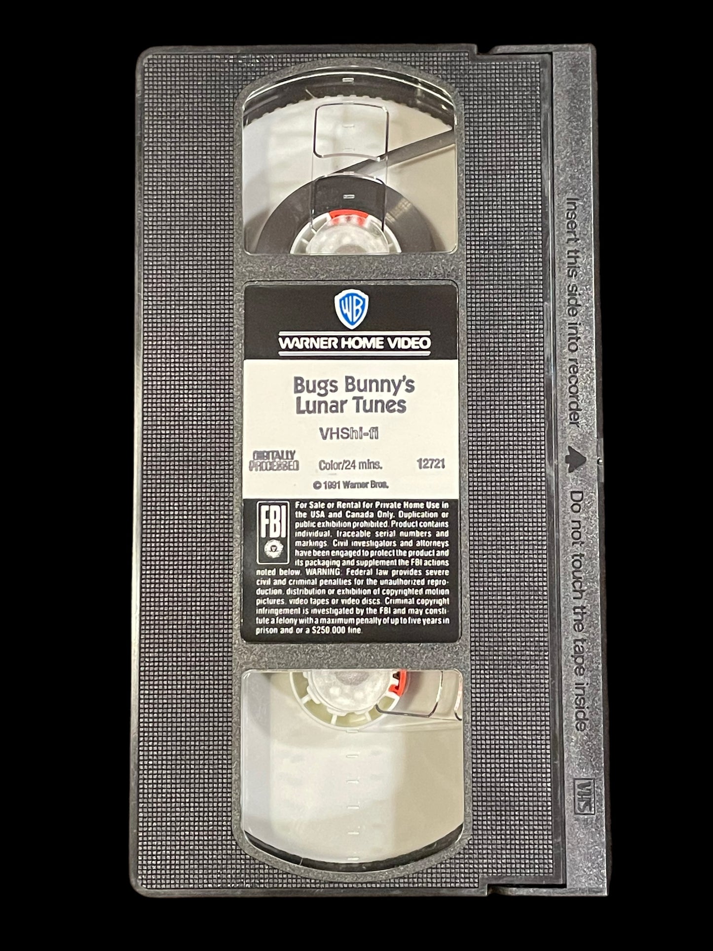 1993 VHS Bugs Bunny's Lunar Tunes Looney Tunes Marvin The Martian