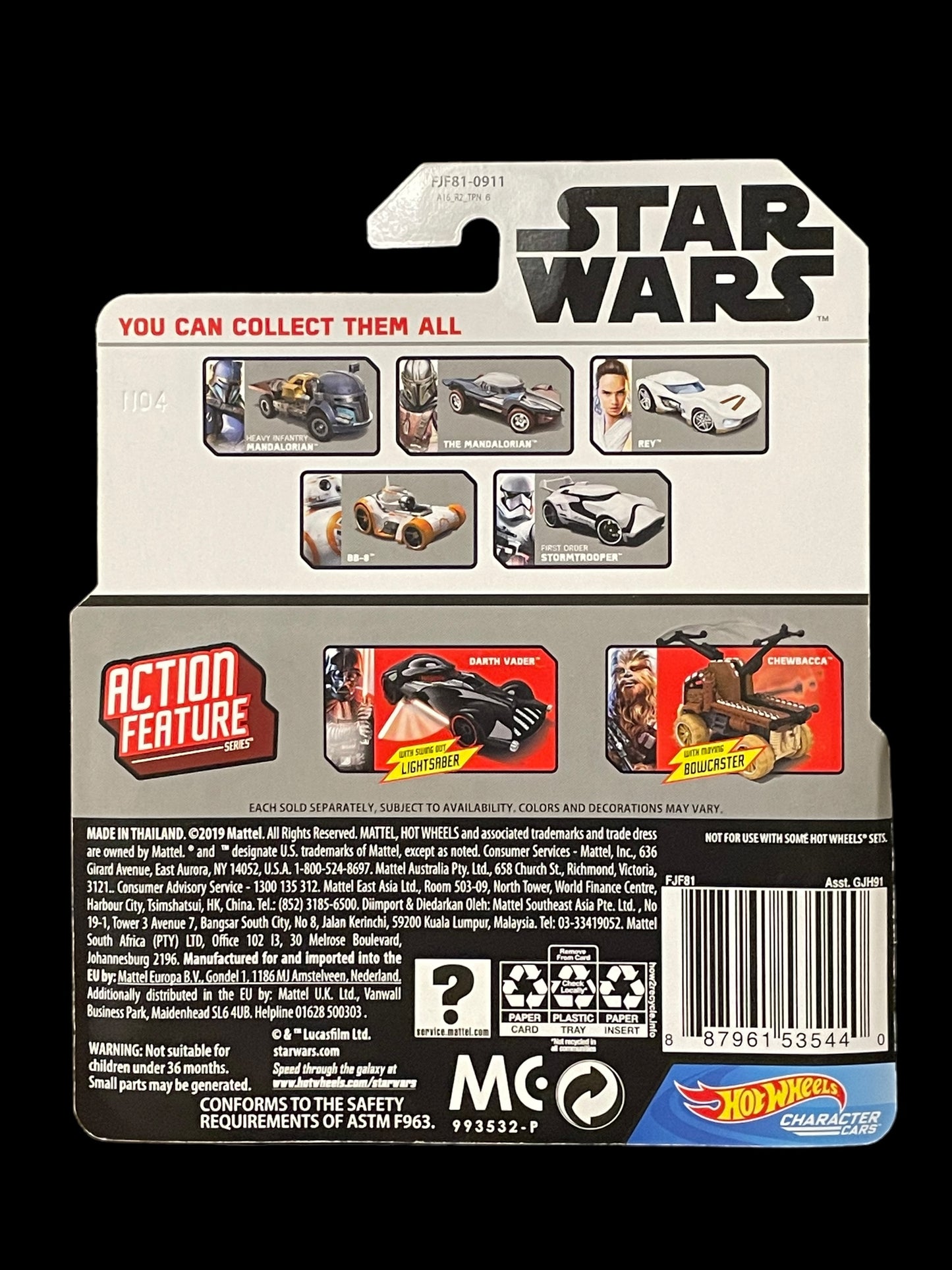 2019 Hot Wheels Star Wars Character Cars Nien Nunb