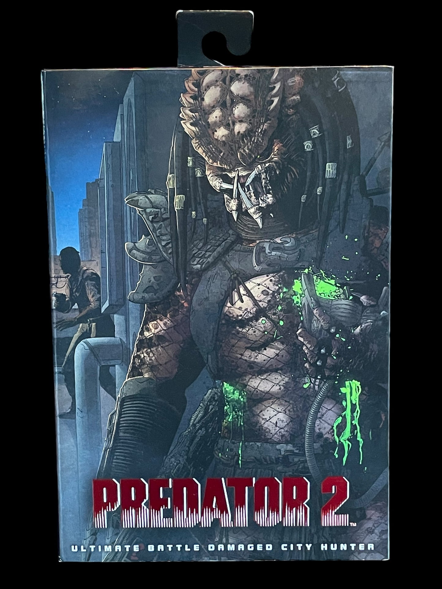 NECA Predator 2 Ultimate Battle Damaged City Hunter 7 Inch Action Figure New