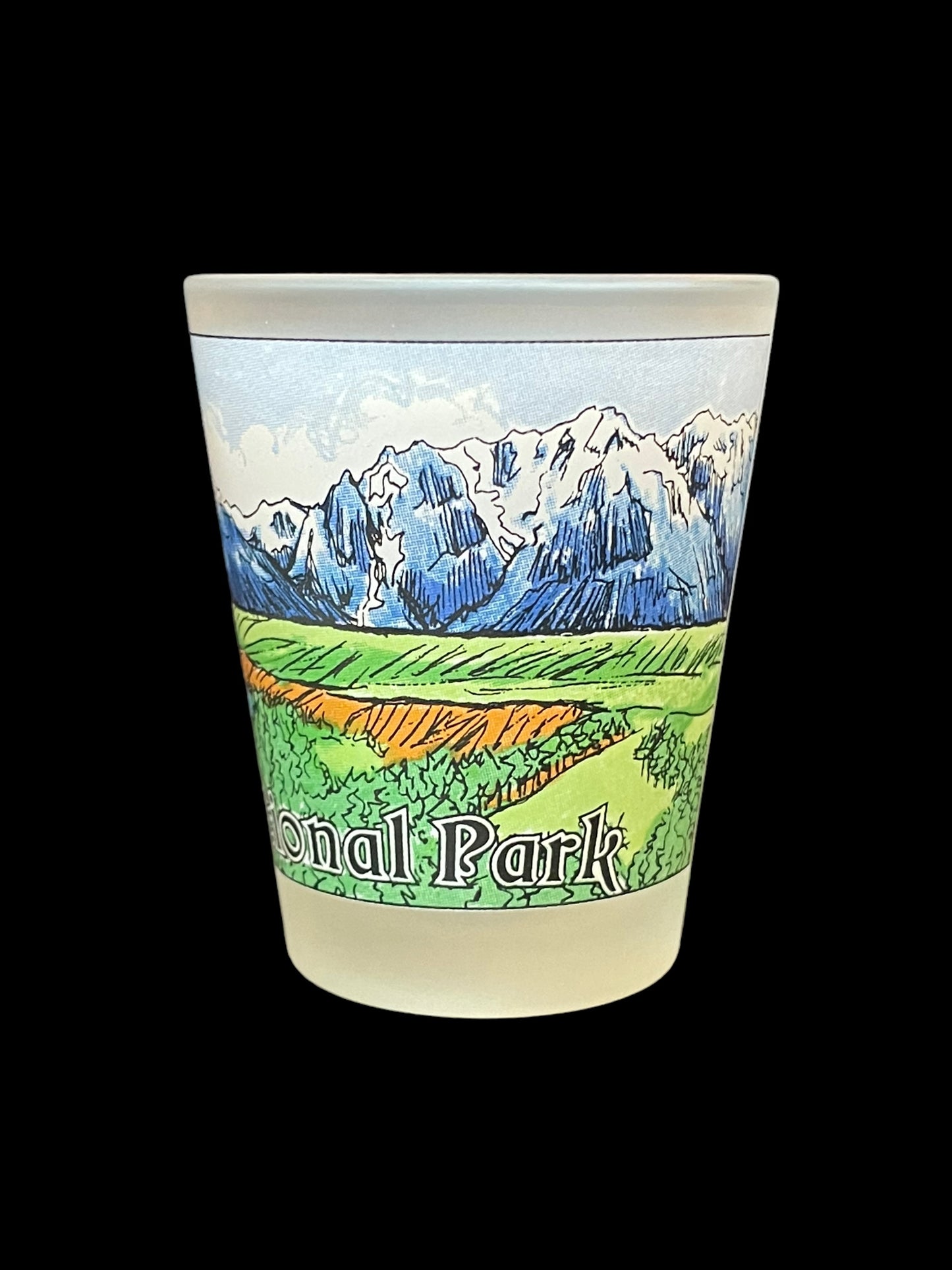 Grand Teton National Park Shot Glass