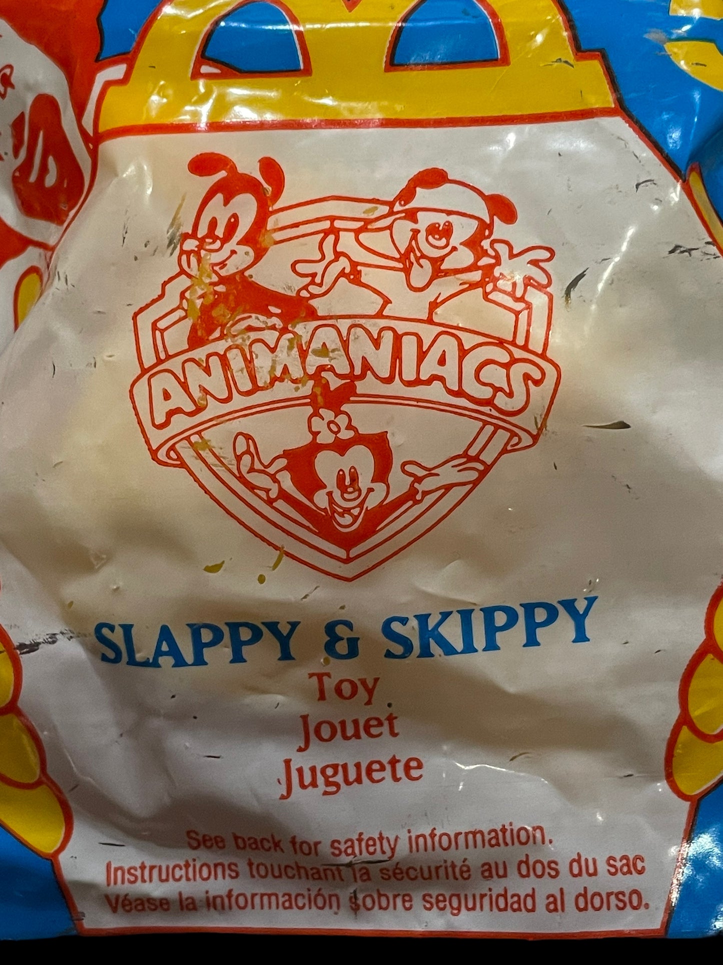 1994 Animaniac Complete Set of 8 McDonald's Happy Meal Toy