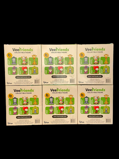 VeeFriends Collectible Figures Set of 6 Complete Vinyl Toys New Sealed