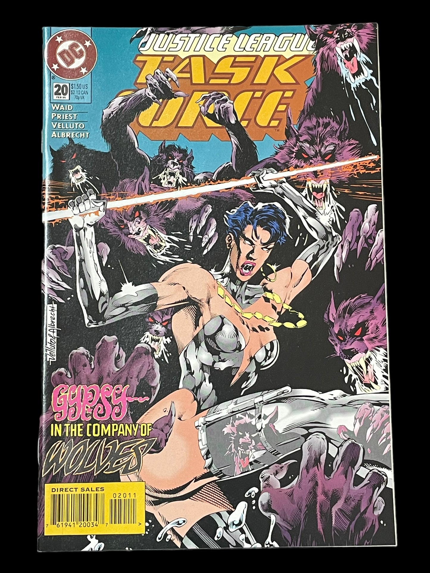 Justice League Task Force #20 Feb 1995 DC Comics Book