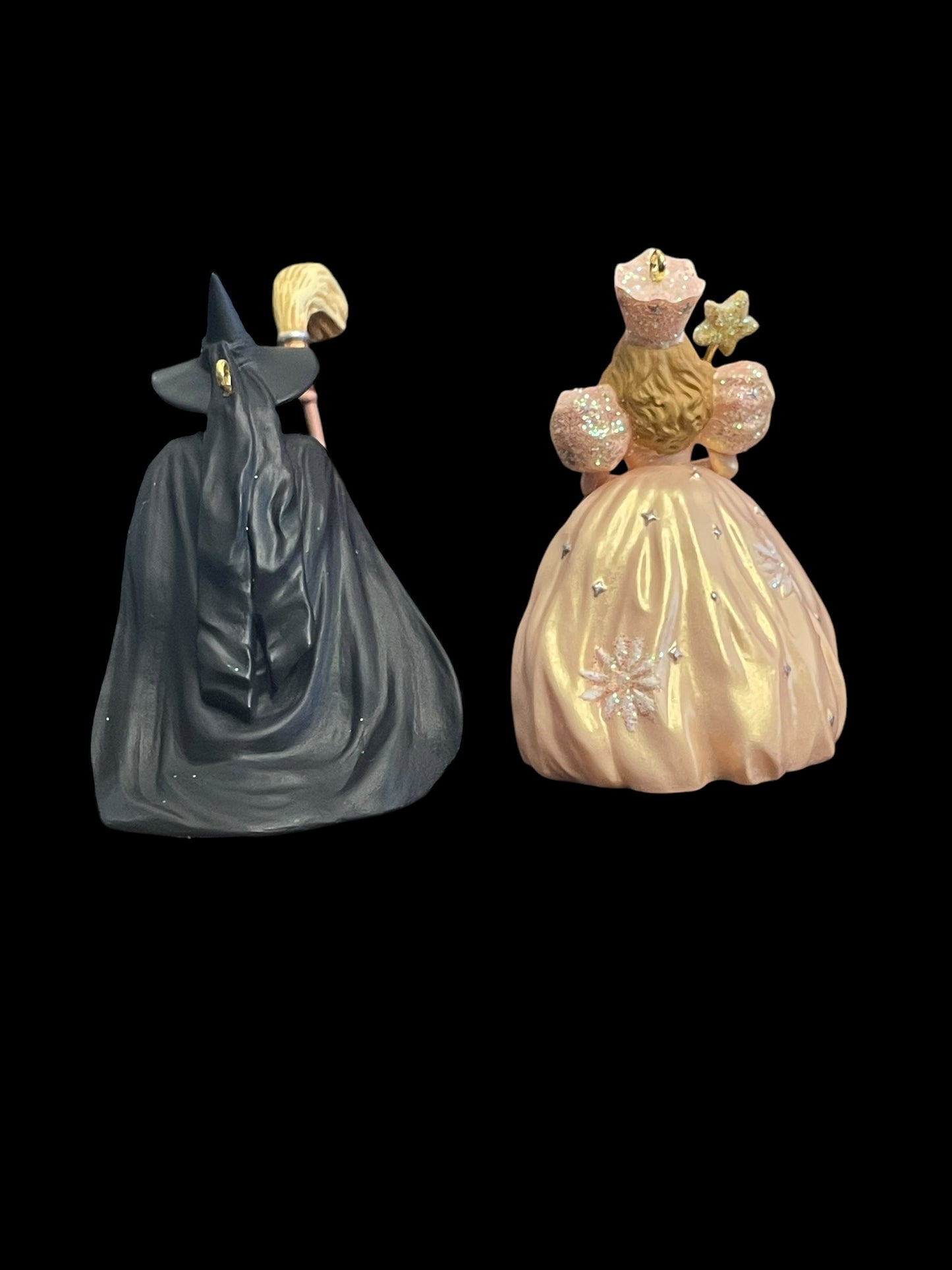 1997 Hallmark Keepsake Ornament Wizard of Oz Glenda and Wicked Witch Mini Set