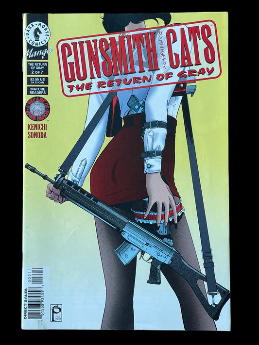 Gunsmith Cats: The Return of the Gray #2 Sept 1996 Dark Horse Comics Book