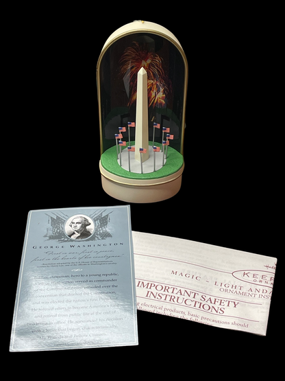 1998 Hallmark Keepsake Ornament The Washington Monument, Magic