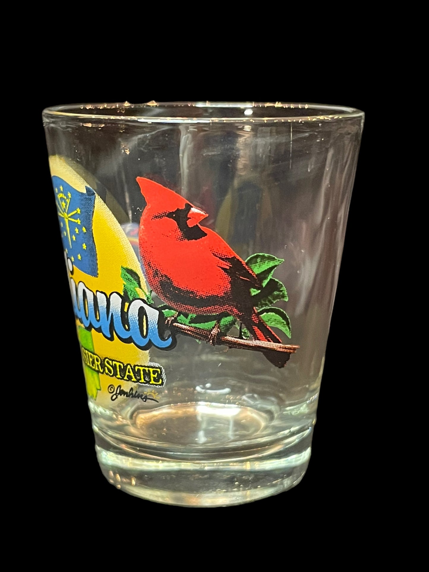 Indiana The Hoosier State Shot Glass