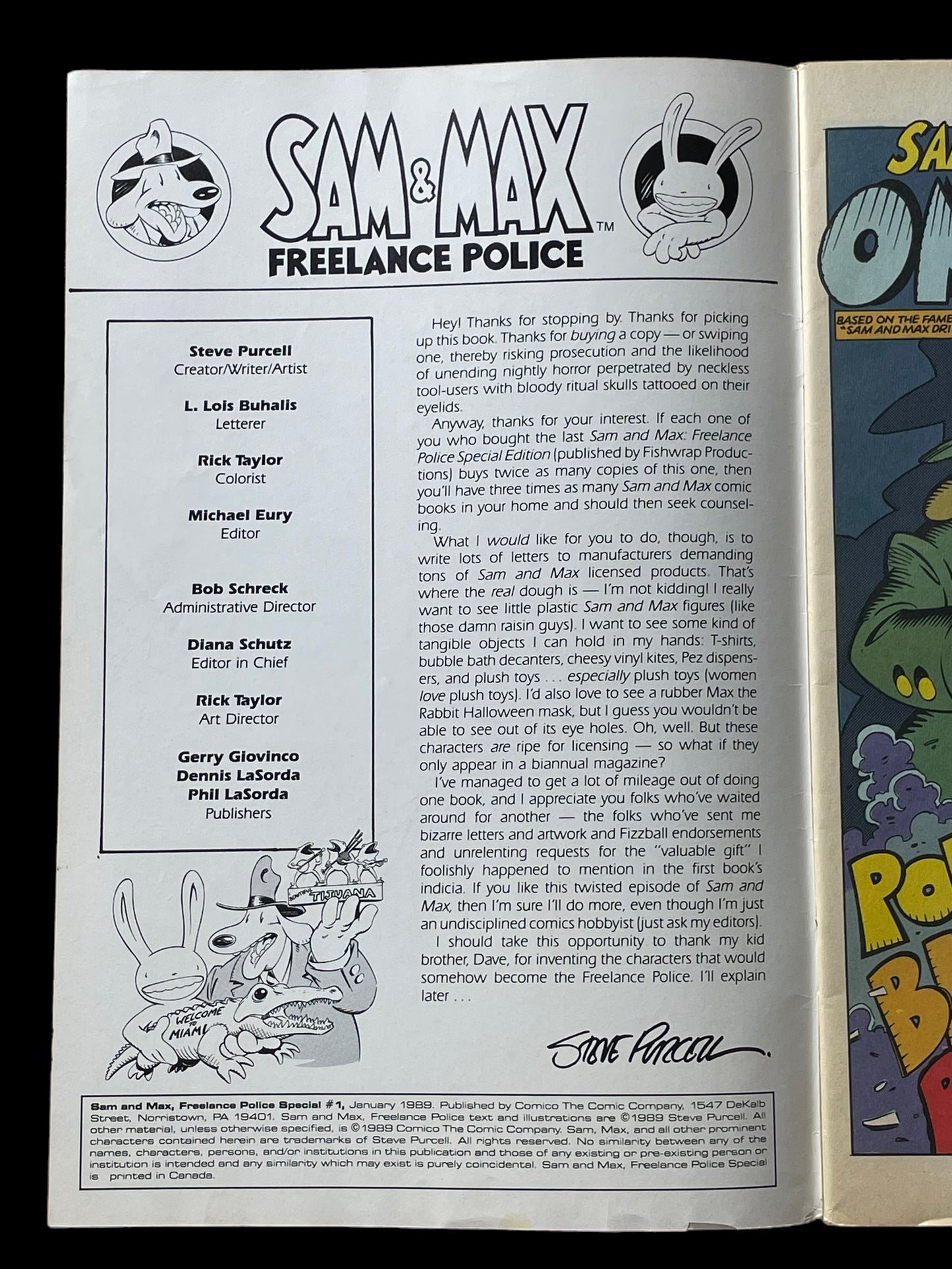 Sam & Max Freelance Police Special #1