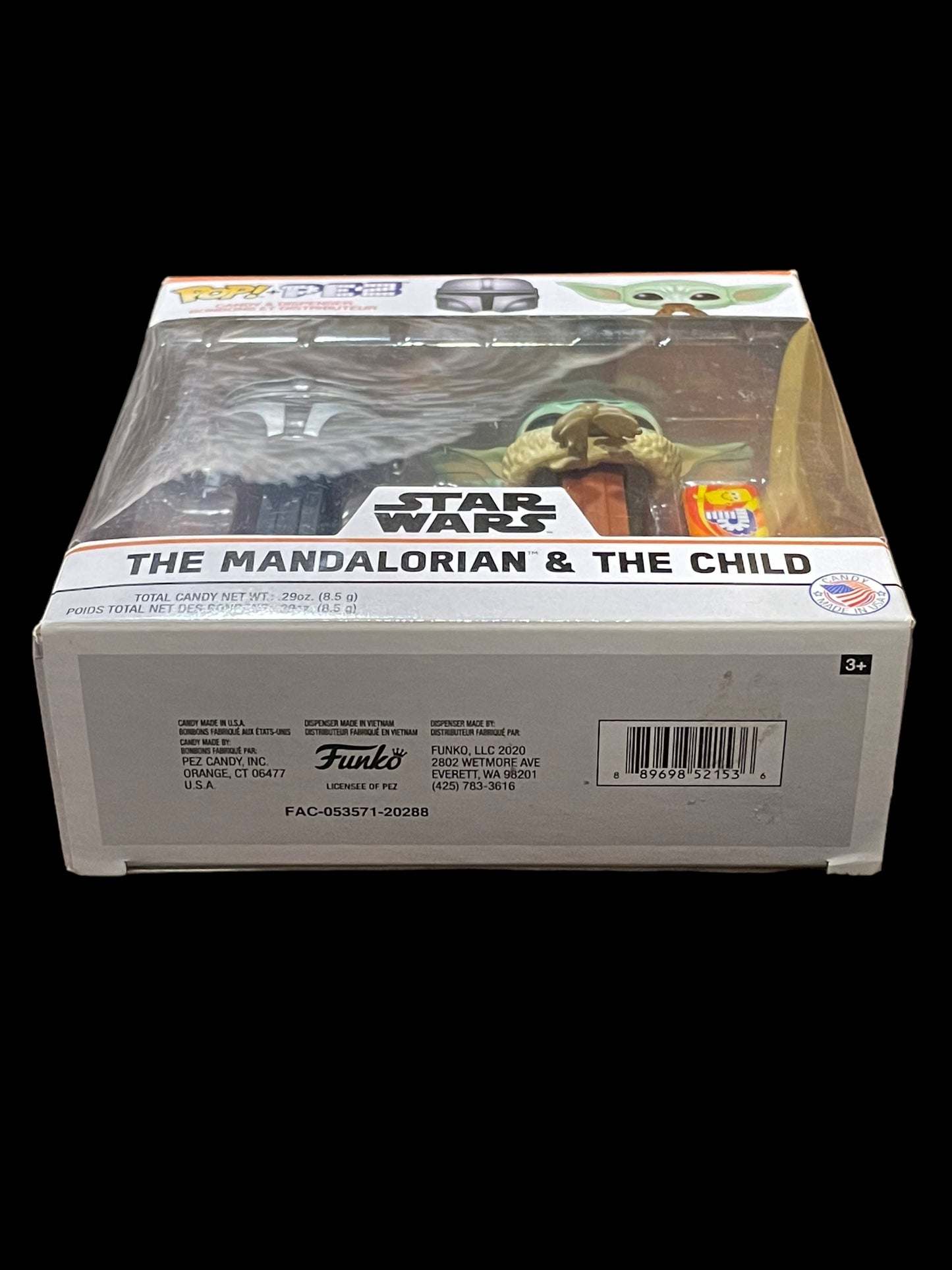 2020 Funko Pop and Pez Star Wars The Mandalorian and The Child Limited Edition