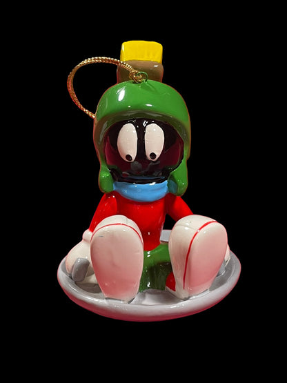 1994 Warner Bros Looney Tunes Marvin The Martian Christmas Ornament